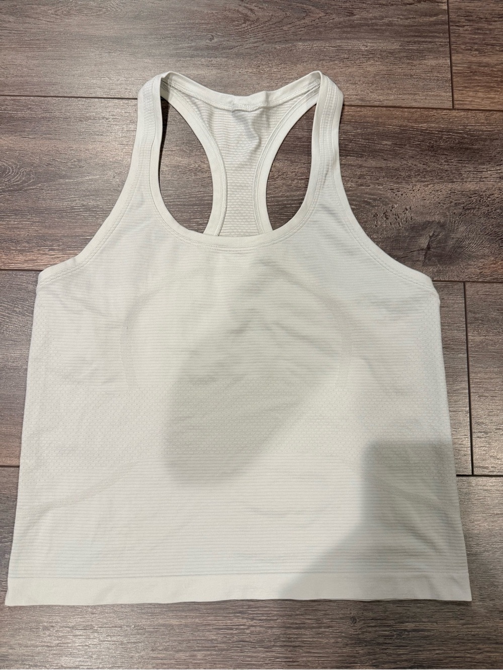 Lululemon swiftly racer tank size 8 bone